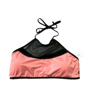 NWT Aqua La Vie En Rose bikini halter top size XL